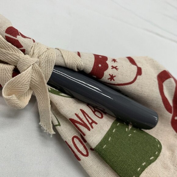 2 Sets Demdaco Holiday Wooden Spoon Bar Towel Red Green Christmas Howl-idays Dog - Picture 3 of 15